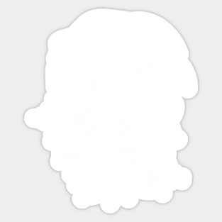 Woman in Black Sticker